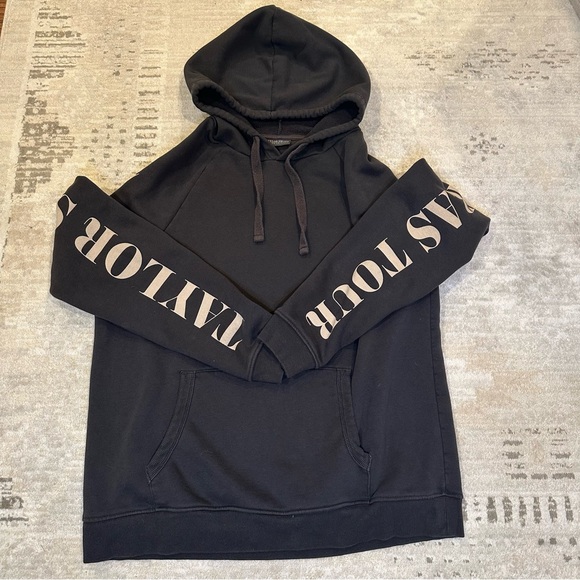 Taylor Swift The Eras Tour Hoodie Sweatshirt Size M Dark Gray Baggy Oversized - Picture 3 of 6